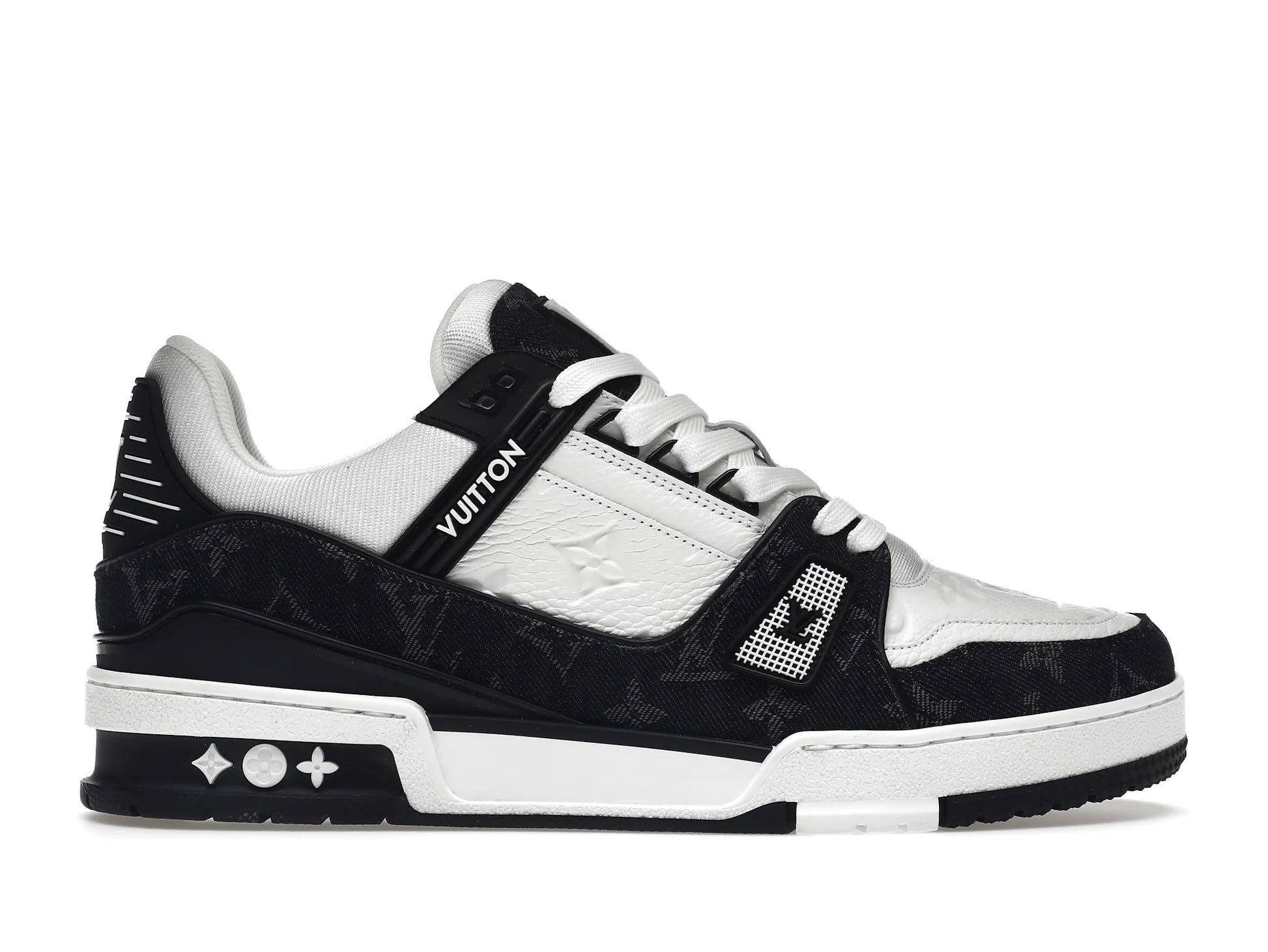 Louis Vuitton trainer black and white