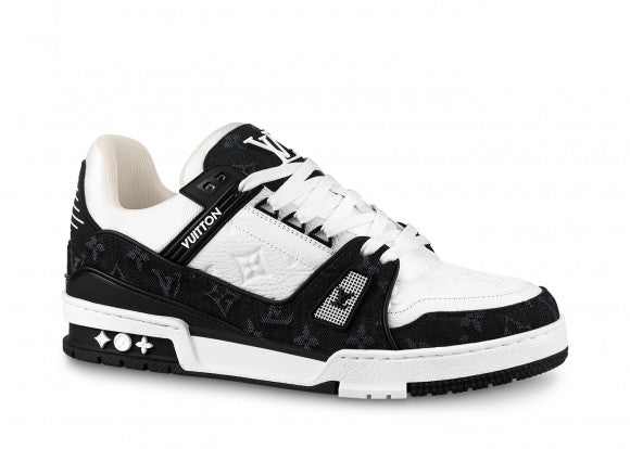 Louis Vuitton trainer black and white